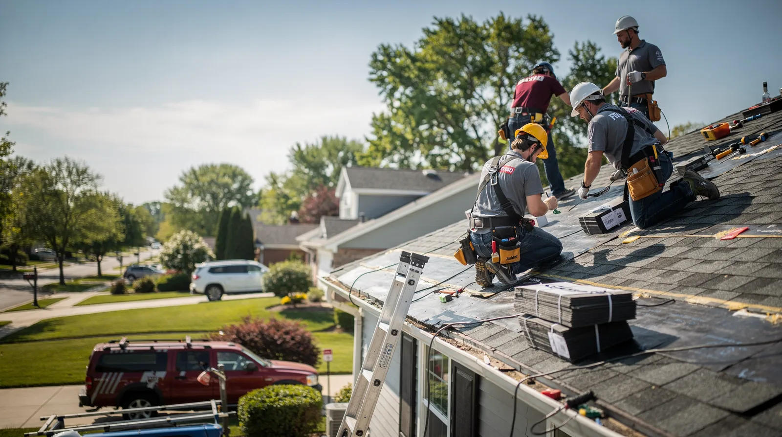 Roof Repair in Prairie Du Sac, WI around you